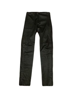 COS 100% Real Leather Leggings Trousers in Black, Euro size 38 or US size Small